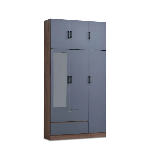 Crawton 3 Tier 3 Door Wardrobe